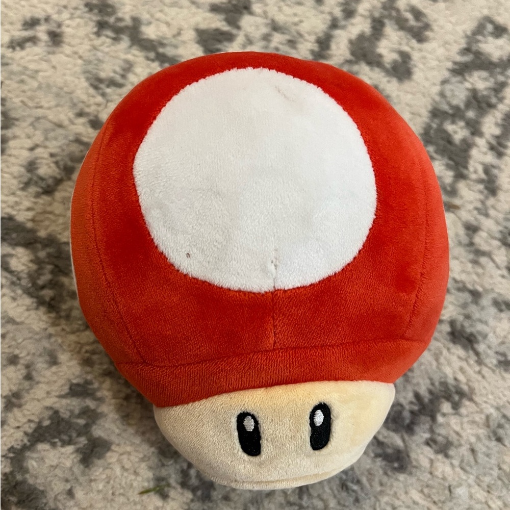 Mario mushroom guy plush with sound